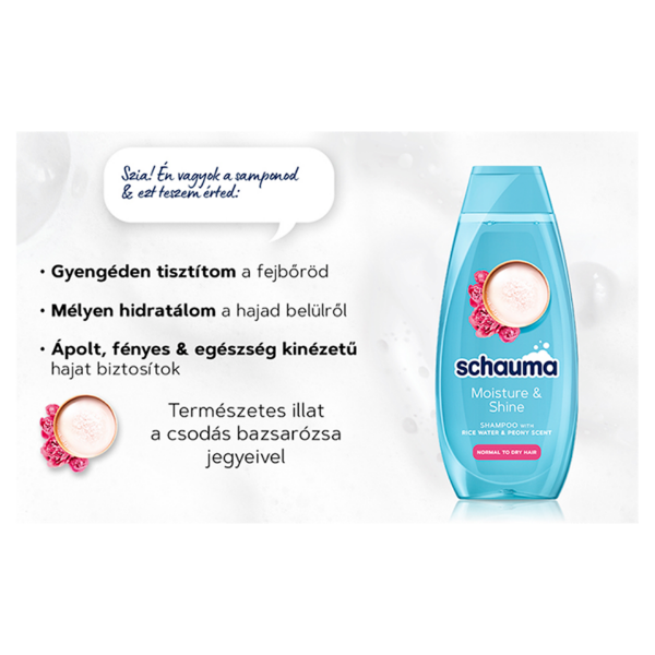 Schauma sampon 400 ml Moisture & Shine termékhez kapcsolódó kép