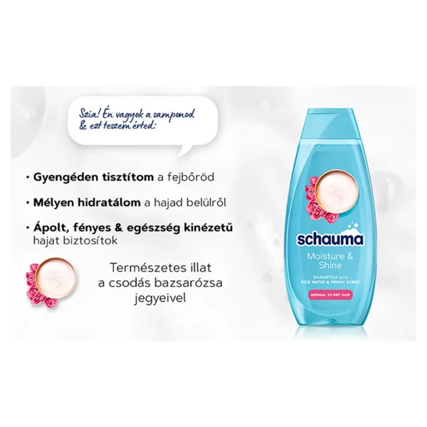 Schauma sampon 400 ml Moisture & Shine termékhez kapcsolódó kép
