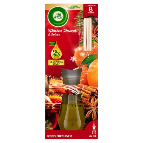 Air Wick pálcikás illatosító 42ml Gyümölcsös téli puncs termékhez kapcsolódó kép