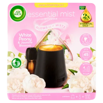 Air Wick Aroma Diffúzor készülék 20ml Fehér Bazsarózsa és Jázminvirág termékhez kapcsolódó kép