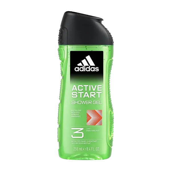 Adidas tusfürdő férfi 250 ml 3in1 Active Start termékhez kapcsolódó kép