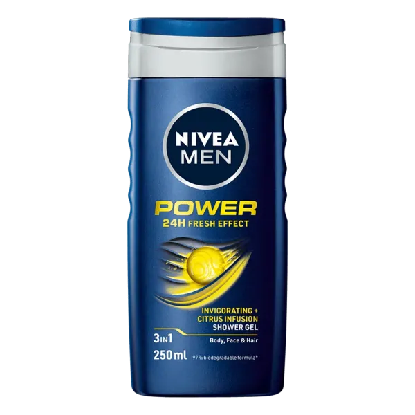 Nivea tusfürdő férfi 250 ml Power termékhez kapcsolódó kép
