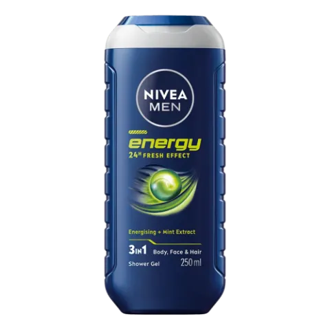 Nivea MEN Energy 24H tusfürdő 250ml Fresh Effect 3-in-1 termékhez kapcsolódó kép