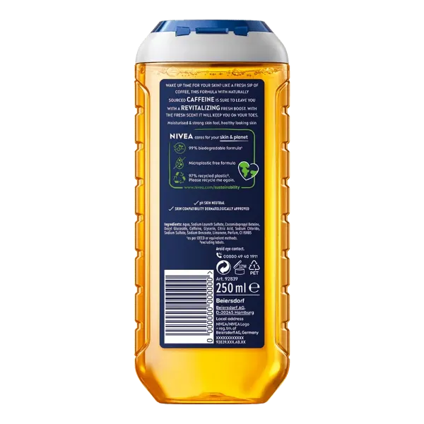 Nivea tusfürdő férfi 250 ml Active Energy termékhez kapcsolódó kép