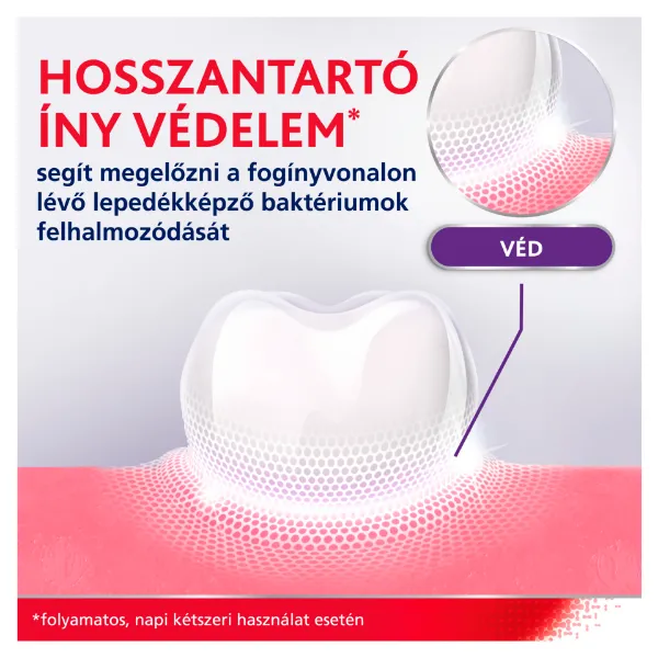 Parodontax Gum Strengthen & Protect Icy Mint alkoholmentes fluoridos szájvíz 500 ml  termékhez kapcsolódó kép