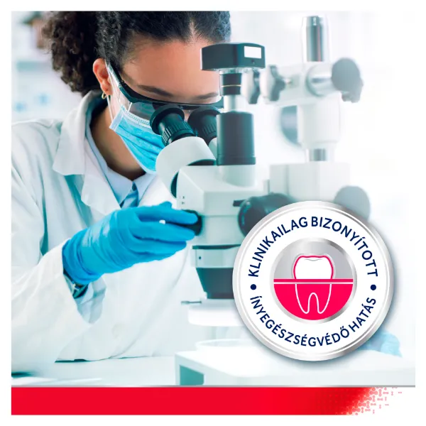 Parodontax Gum Strengthen & Protect Icy Mint alkoholmentes fluoridos szájvíz 500 ml  termékhez kapcsolódó kép