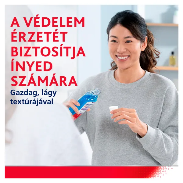 Parodontax Gum Strengthen & Protect Icy Mint alkoholmentes fluoridos szájvíz 500 ml  termékhez kapcsolódó kép