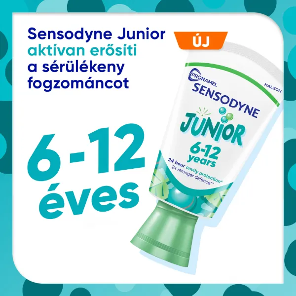 Sensodyne Pronamel Junior mentolos ízű fluoridos fogkrém 6-12 év 50 ml  termékhez kapcsolódó kép