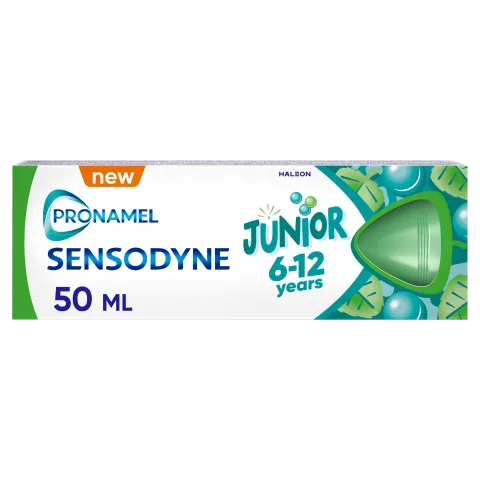 Sensodyne Pronamel Junior mentolos ízű fluoridos fogkrém 6-12 év 50 ml  termékhez kapcsolódó kép