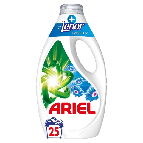 Ariel Folyékony Mosószer, 25 Mosáshoz, + Touch Of Lenor Fresh Air termékhez kapcsolódó kép
