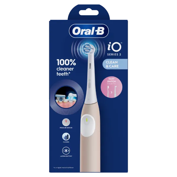 Oral-B iO 2 Elektromos Fogkefe, Világos Rózsaszín termékhez kapcsolódó kép