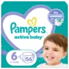 Pampers Active Baby Pelenka, Méret: 6, 56 db Pelenka, 13kg-18kg termékhez kapcsolódó kép