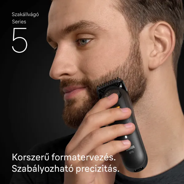 Braun Series 5 Szakállvágó, +4 Formázóeszköz, 40 Hosszbeállítás, Éles Pengék, BT5520, Fekete termékhez kapcsolódó kép