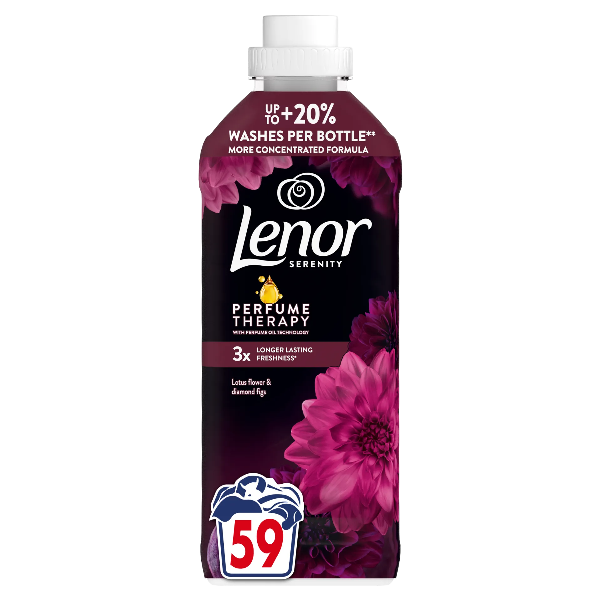 Lenor  Textilöblítő 59 Mosáshoz, Lotus Water & Diamond Figs