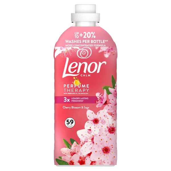 Lenor  Textilöblítő 59 Mosáshoz, Cherry Blossom & Sage termékhez kapcsolódó kép