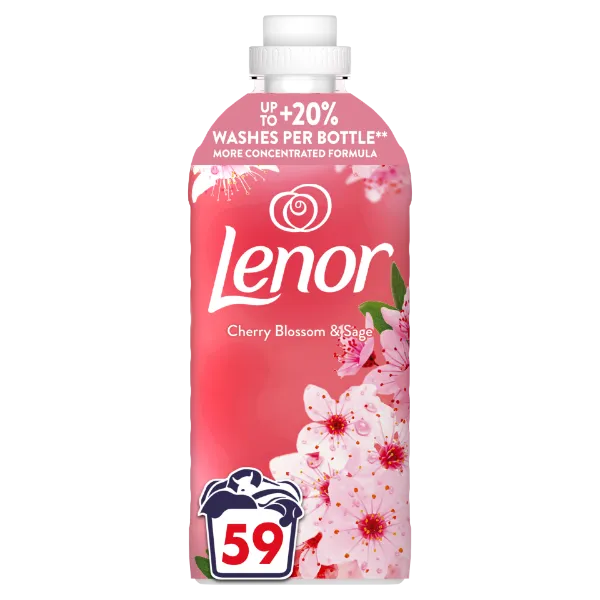 Lenor  Textilöblítő 59 Mosáshoz, Cherry Blossom & Sage termékhez kapcsolódó kép