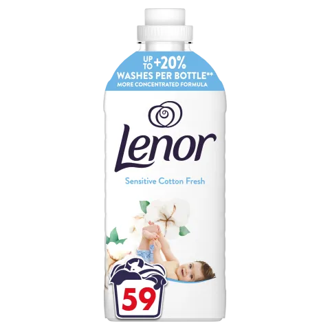Lenor  Textilöblítő 59 Mosáshoz, Sensitive Cotton Fresh termékhez kapcsolódó kép