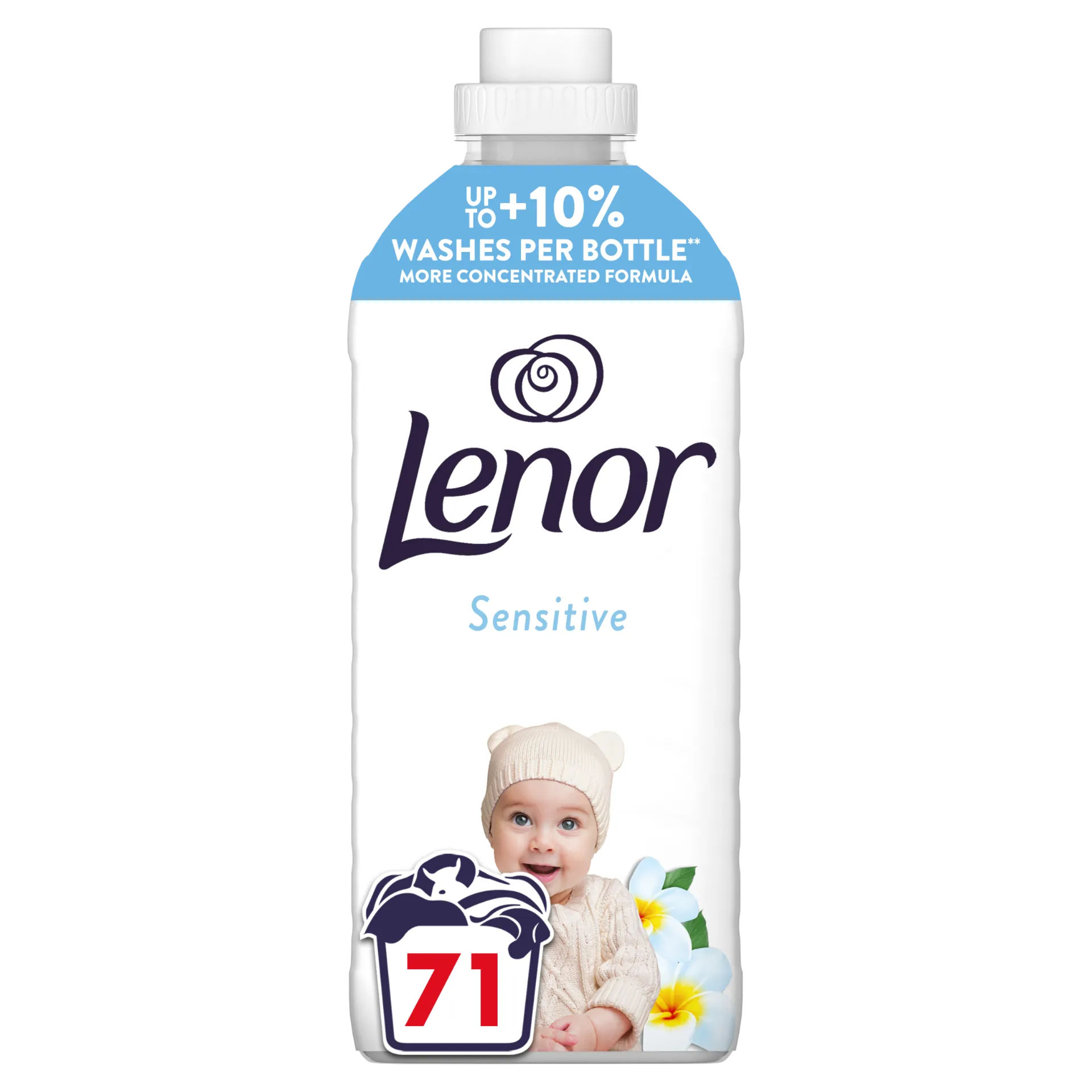 Lenor  Textilöblítő 71 Mosáshoz, Sensitive