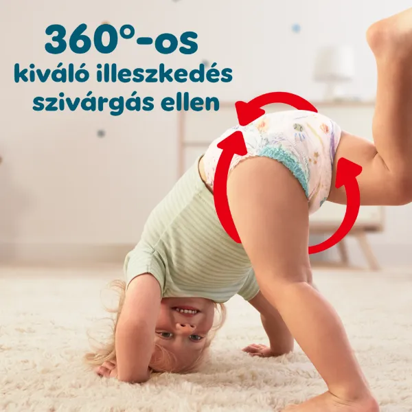 Pampers Active Baby Bugyipelenka, Méret 4, 52 Bugyipelenka, 9kg-15kg termékhez kapcsolódó kép