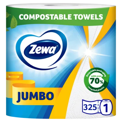 Zewa Jumbo háztartási papírtörlő 2 rétegű 1 tekercs termékhez kapcsolódó kép