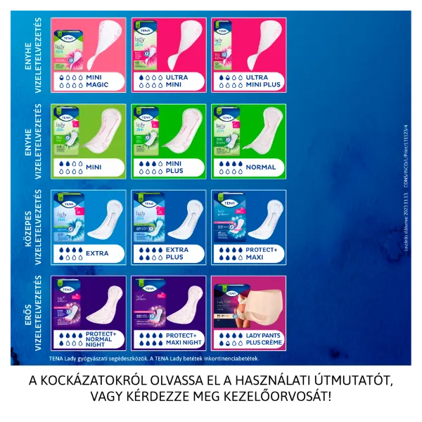 Tena Lady Maxi Night éjszakai inkontinencia betét 12 db termékhez kapcsolódó kép