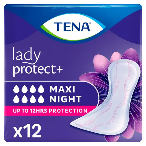 Tena Lady Maxi Night éjszakai inkontinencia betét 12 db termékhez kapcsolódó kép