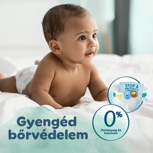 Pampers Harmonie Baby Pelenka - havi pelenkacsomag, Méret: 1, 180 db Pelenka, 2kg-5kg termékhez kapcsolódó kép