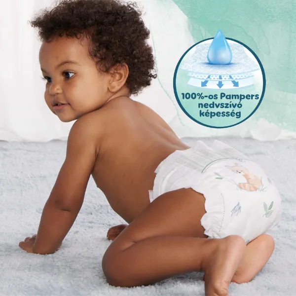 Pampers Harmonie Baby Pelenka - havi pelenkacsomag, Méret: 1, 180 db Pelenka, 2kg-5kg termékhez kapcsolódó kép