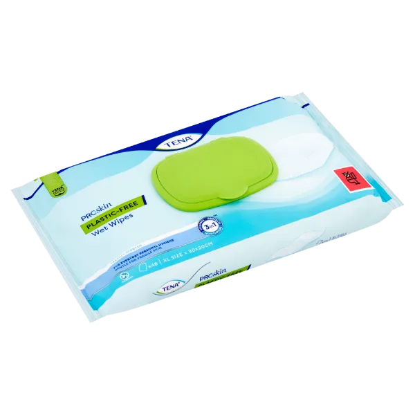 Tena műanyagmentes nedves törlőkendő 48 db termékhez kapcsolódó kép