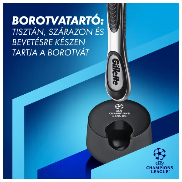 UEFA Champions League Special Edition Gillette ProGlide Férfi Borotva, 4 Borotvabetétek termékhez kapcsolódó kép