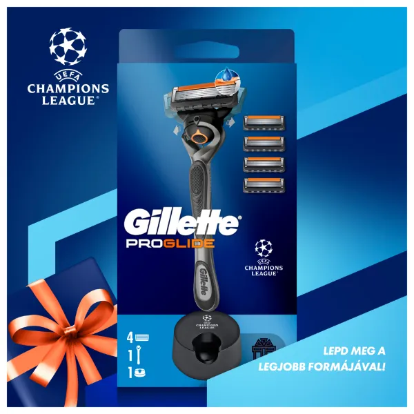 UEFA Champions League Special Edition Gillette ProGlide Férfi Borotva, 4 Borotvabetétek termékhez kapcsolódó kép