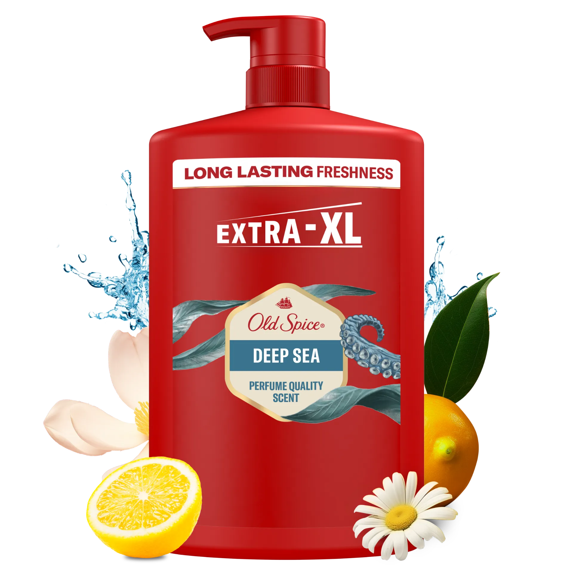 Old Spice Deep Sea Férfi 3 az 1-ben Sampon és Tusfürdő, 1000 ml