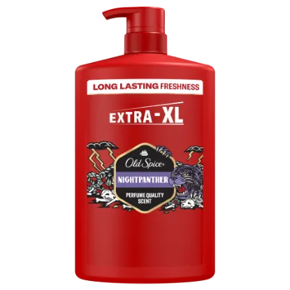 Old Spice Night Panther Férfi 3 az 1-ben Sampon és Tusfürdő, 1000 ml termékhez kapcsolódó kép
