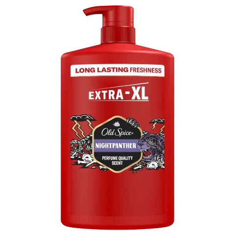 Old Spice Night Panther Férfi 3 az 1-ben Sampon és Tusfürdő, 1000 ml termékhez kapcsolódó kép