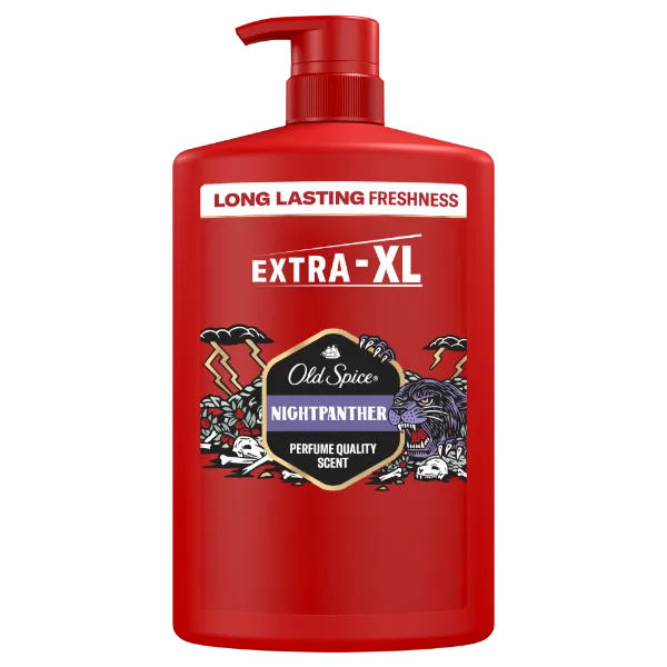 Old Spice Night Panther Férfi 3 az 1-ben Sampon és Tusfürdő, 1000 ml termékhez kapcsolódó kép