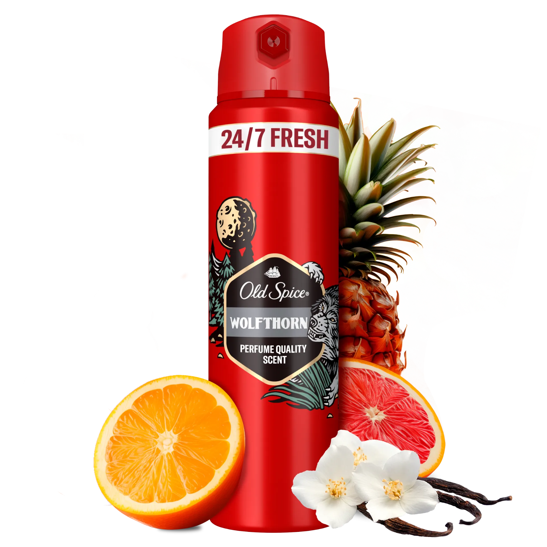 Old Spice Wolfthorn Deo Spray Férfiaknak, 150 ml