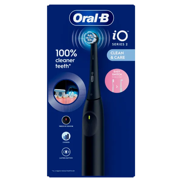 Oral-B iO 2 Elektromos Fogkefe, Éjfekete termékhez kapcsolódó kép