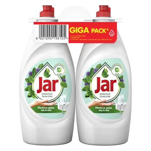 Jar Sensitive Tea Tree & Mint Folyékony Mosogatószer, Kézkímélő 1.8 L termékhez kapcsolódó kép