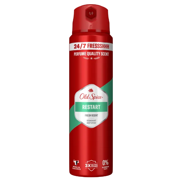 Old Spice Restart Deo Spray Férfiaknak, 150 ml termékhez kapcsolódó kép