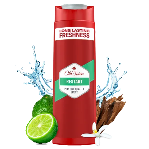 Old Spice Restart Férfi Sampon és Tusfürdő, Hosszan Tartó Frissesség, 400 ml termékhez kapcsolódó kép