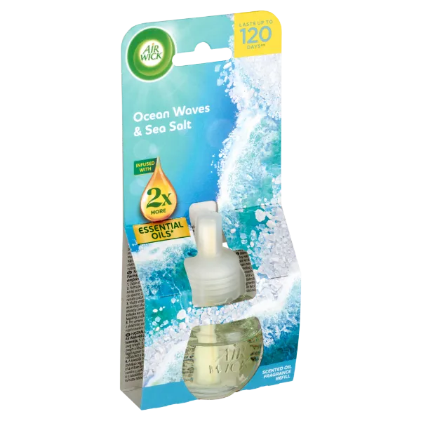 Air Wick Óceáni Szellő és Tengeri Só elektromos utántöltő légfrissítő készülékhez 19 ml termékhez kapcsolódó kép