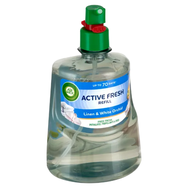 Air Wick Active Fresh Pamut és Fehér Orchidea utántöltő 228 ml termékhez kapcsolódó kép