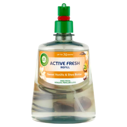 Air Wick Active Fresh Édes Vanília és Shea Vaj utántöltő 228 ml termékhez kapcsolódó kép