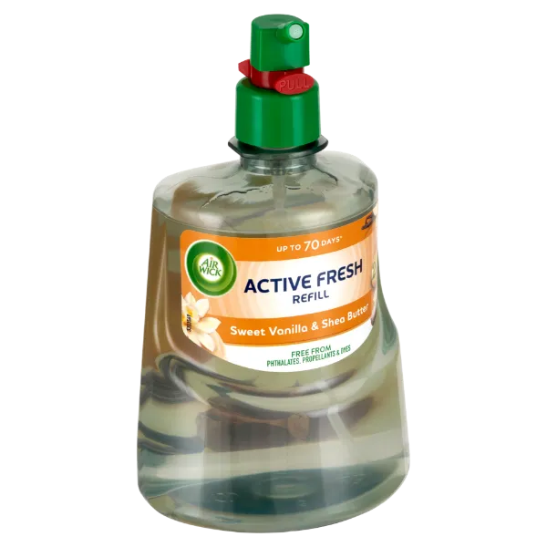 Air Wick Active Fresh Édes Vanília és Shea Vaj utántöltő 228 ml termékhez kapcsolódó kép