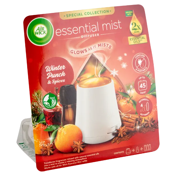 Air Wick Gyümölcsös Téli Puncs aroma diffúzor készülék és utántöltő 20 ml termékhez kapcsolódó kép