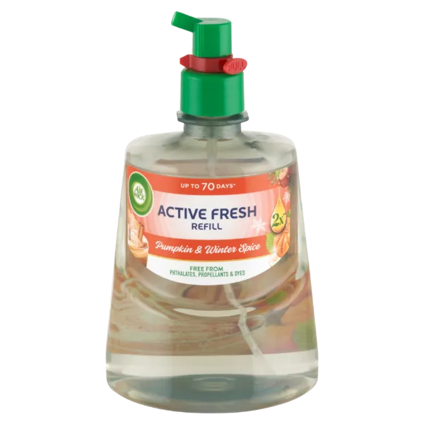 Air Wick Active Fresh Fűszeres Sütőtök Varázs utántöltő 228 ml termékhez kapcsolódó kép