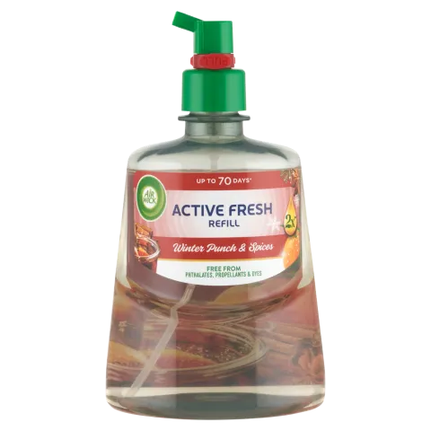 Air Wick Active Fresh Gyümölcsös Téli Puncs utántöltő 228 ml termékhez kapcsolódó kép