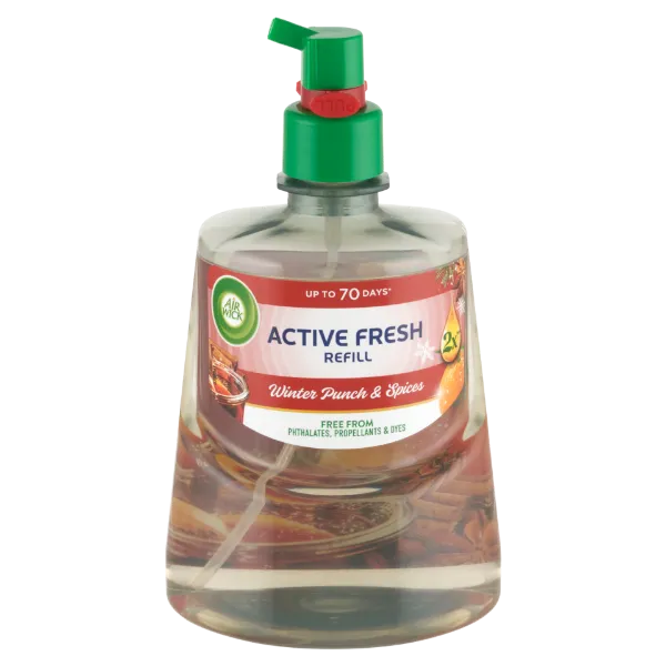 Air Wick Active Fresh Gyümölcsös Téli Puncs utántöltő 228 ml termékhez kapcsolódó kép