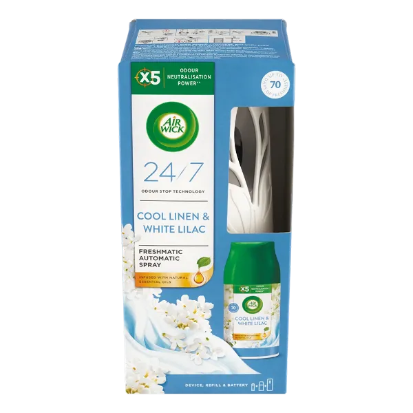 Air Wick Freshmatic Automata Légfrissítő spray készülék 250ml Frissen mosott ruha termékhez kapcsolódó kép