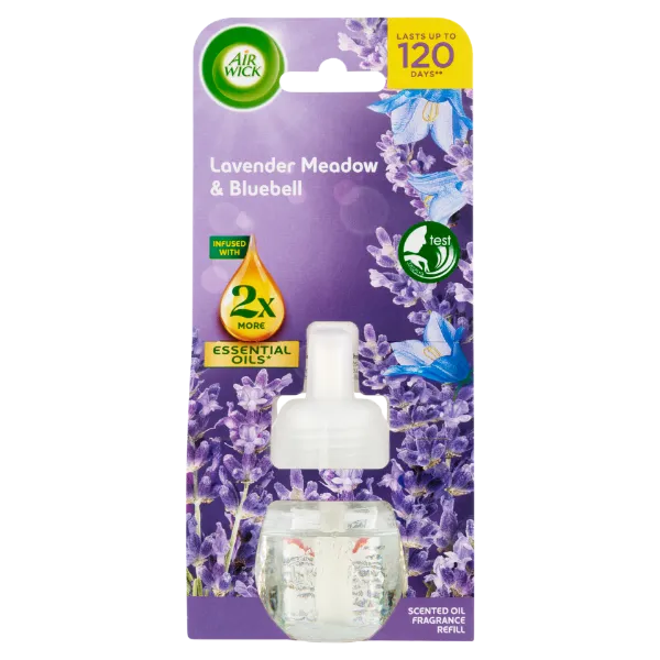 Air Wick Levendula Mező és Harangvirág elektromos utántöltő légfrissítő készülékhez 19 ml termékhez kapcsolódó kép